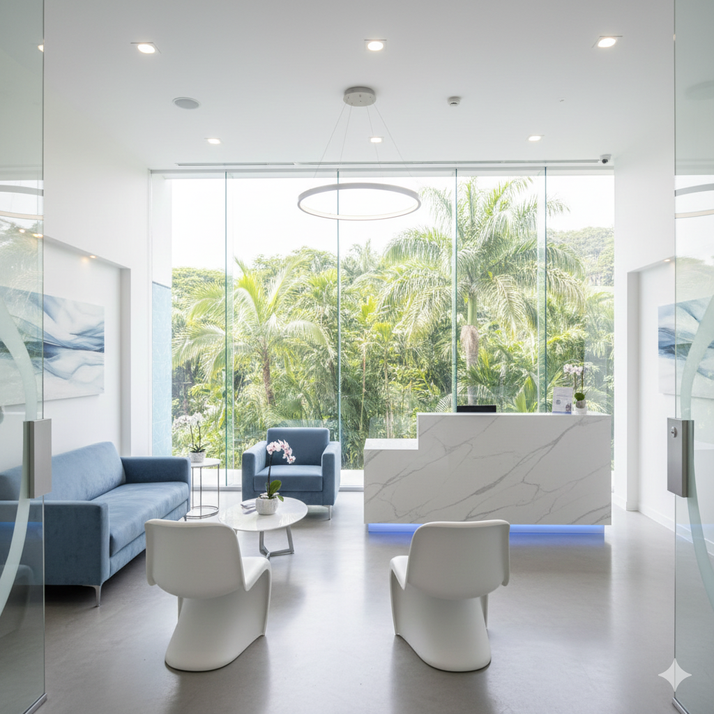 Doctor consulting with a couple